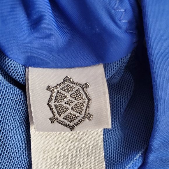 Women's Blue Swim Top - Picture 6 of 9